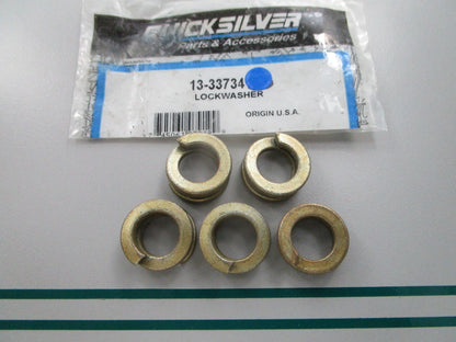 NEW OEM (LOT OF 5) 13-33734 Mercury Quicksilver Lockwasher 0810
