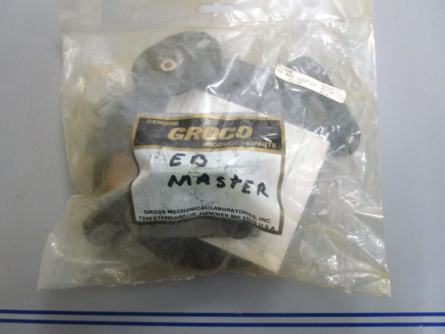 *NEW OEM* 0820 Groco EB Master Toilet Repair Kit