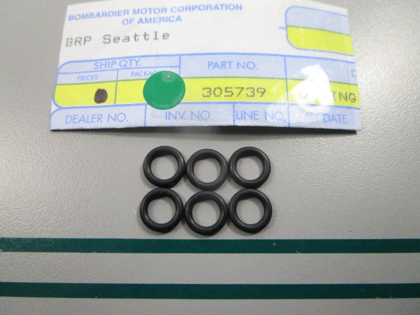 NEW OEM (LOT OF 6) 305739 0305739 OMC Johnson Evinrude O-Ring 0810