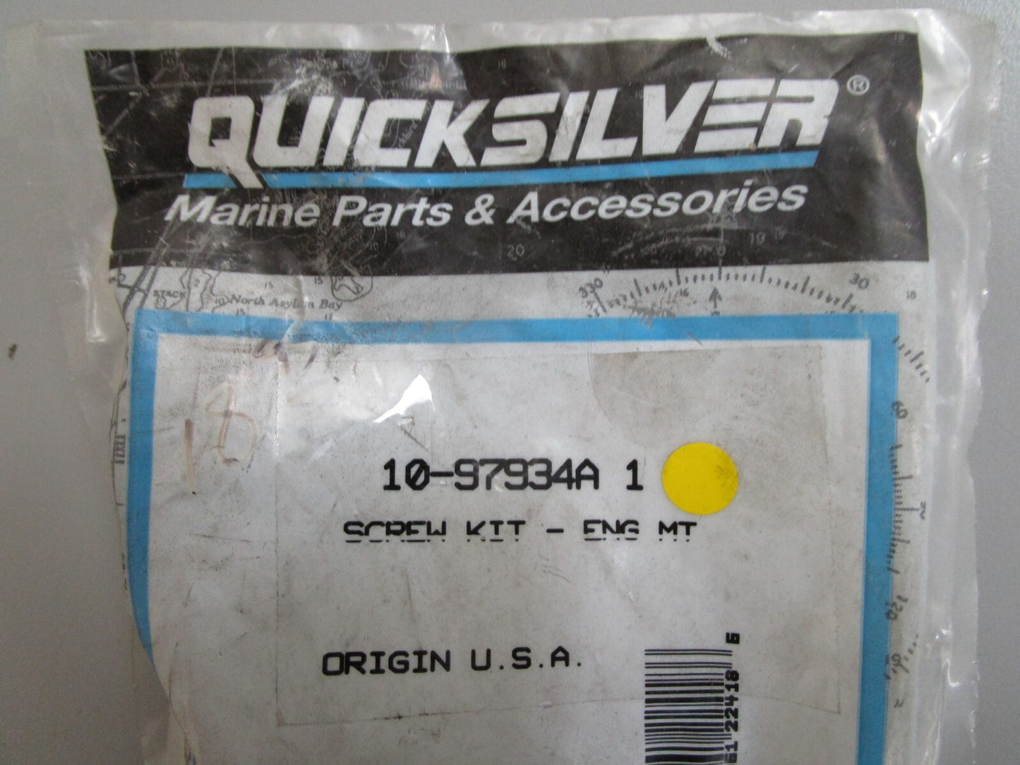 *NEW OEM* 0810 Mercury Quicksilver Engine Mount Screw Kit 10-97934A1