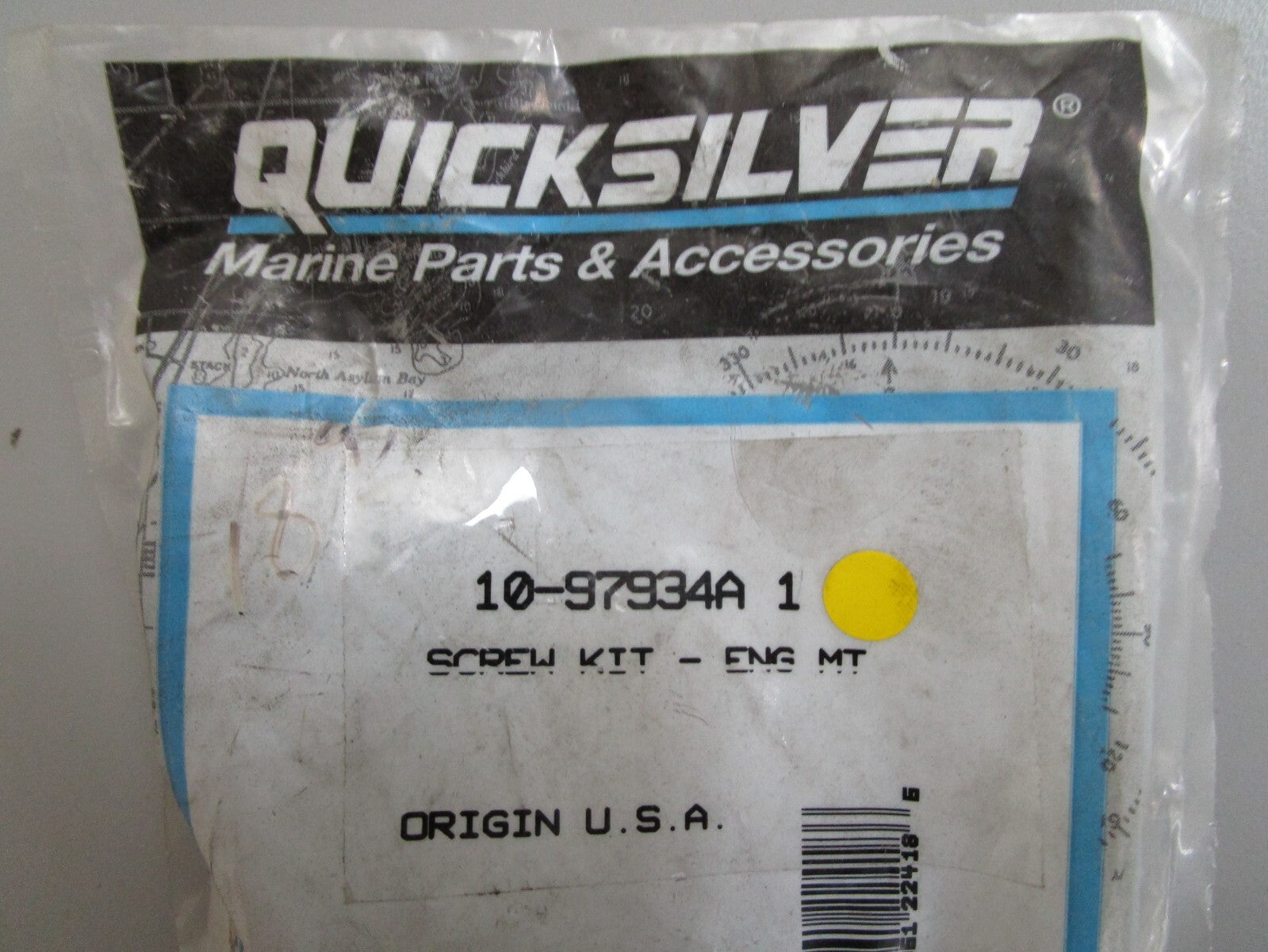 *NEW OEM* 0810 Mercury Quicksilver Engine Mount Screw Kit 10-97934A1