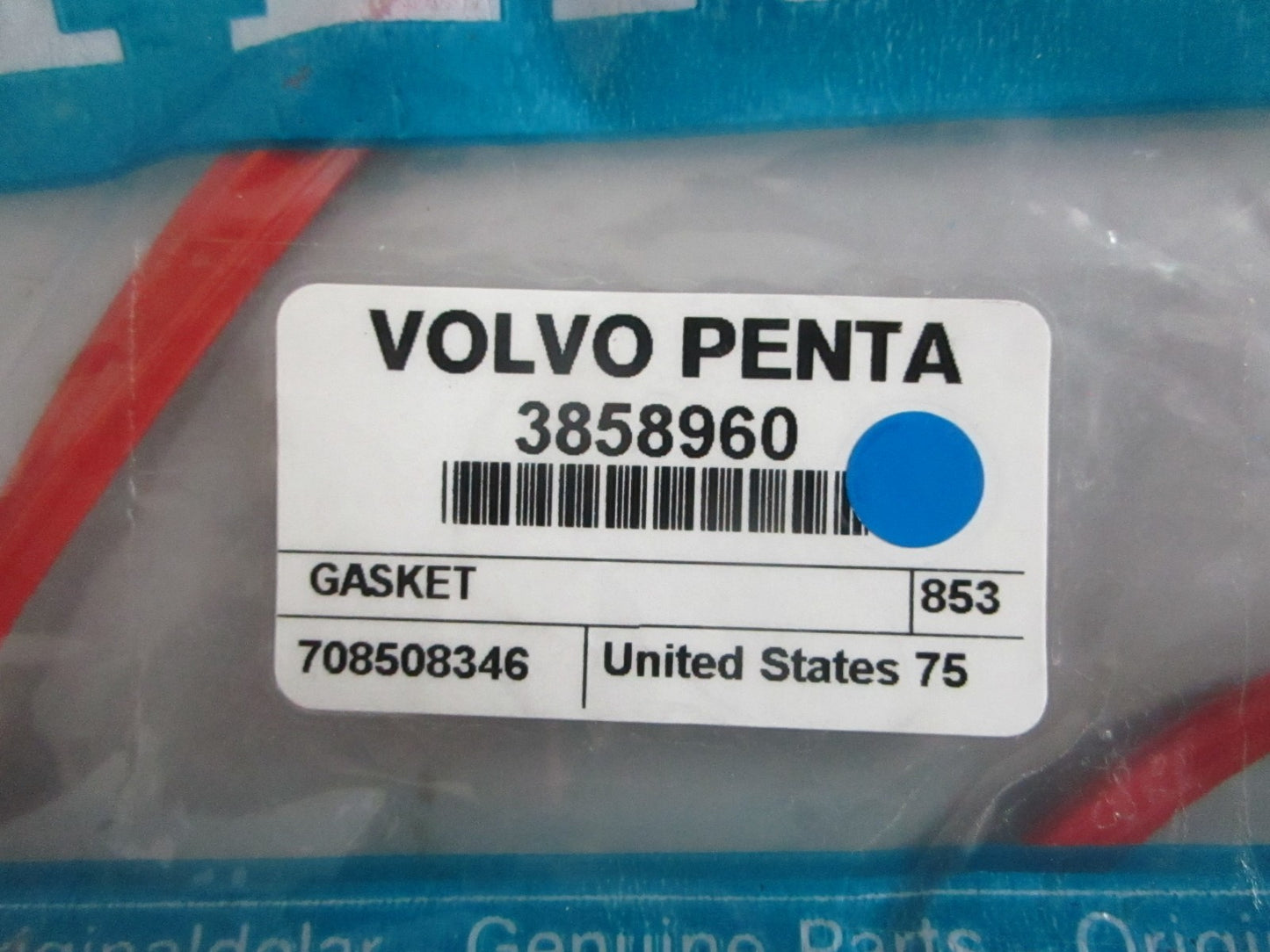 *NEW OEM* 0820 Volvo Penta Gasket 3858960