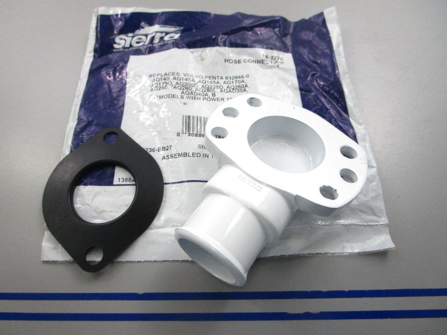 NEW 18-2778 Replaces: Volvo 832846 Sierra Hose Connection 0810