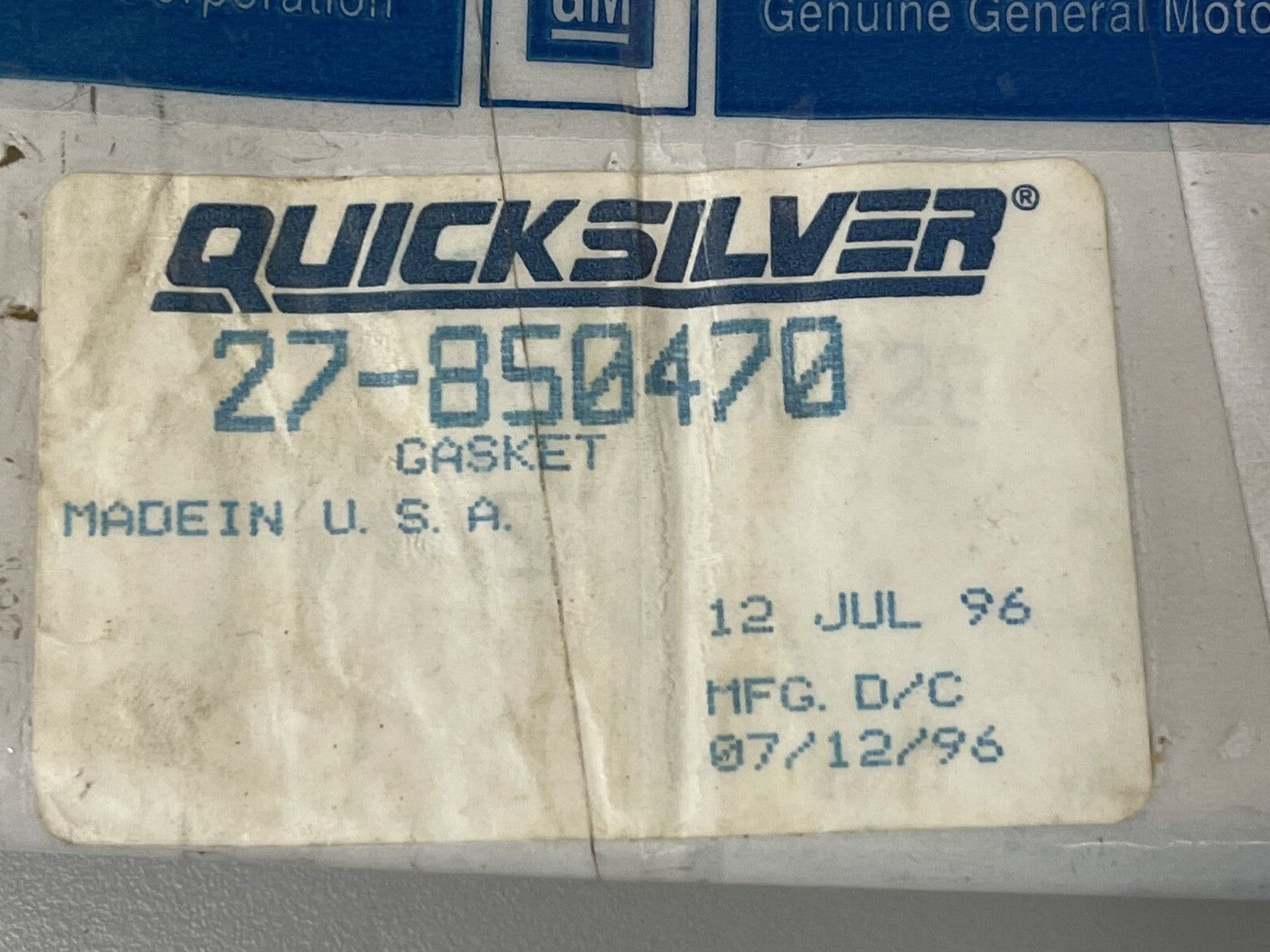 *NEW OEM* 0670 Mercury Quicksilver Head Gasket 27-850470 27 850470