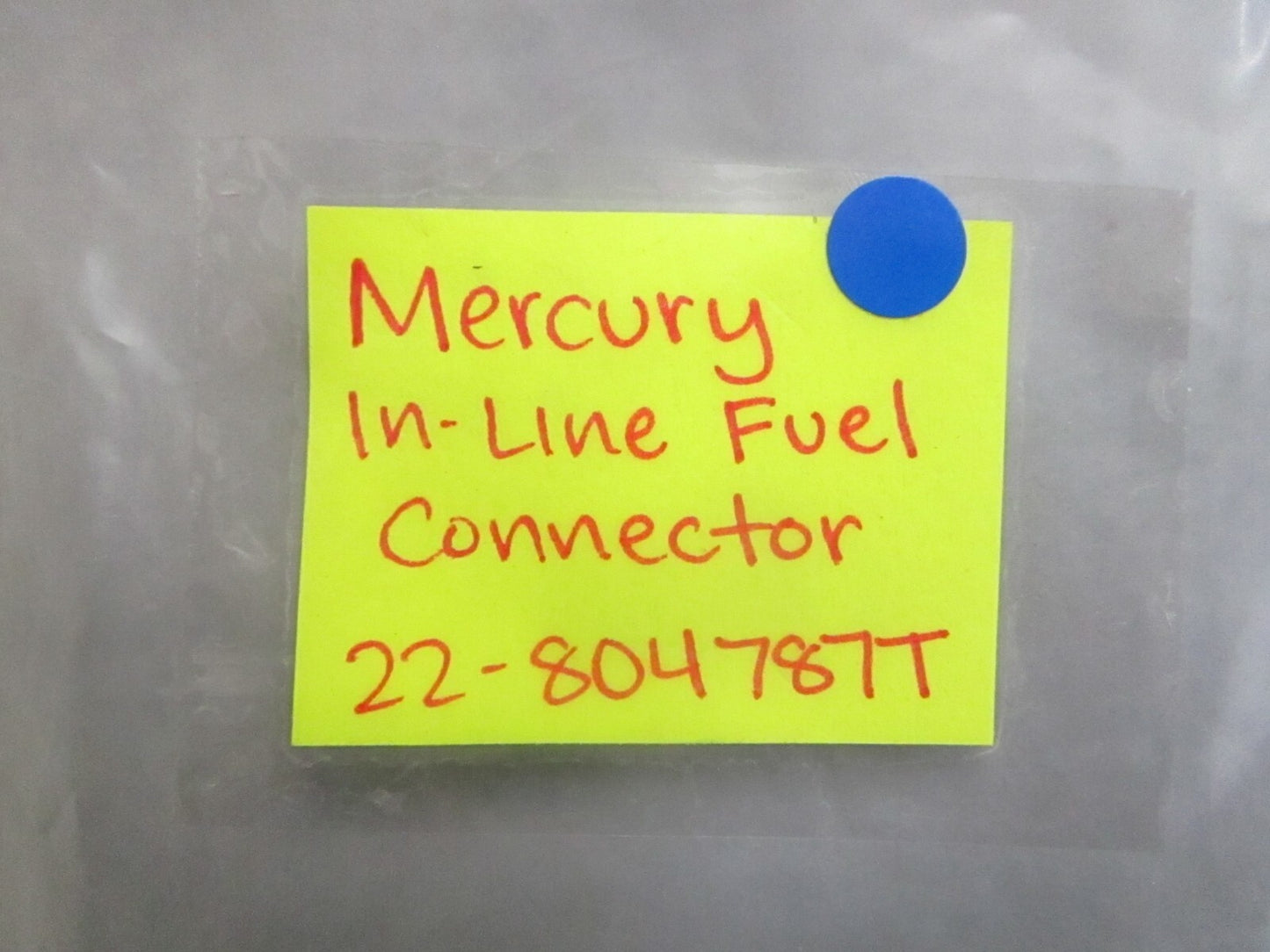 *NEW OEM* 0810 Mercury Quicksilver In-Line Fuel Connector 22-804787T
