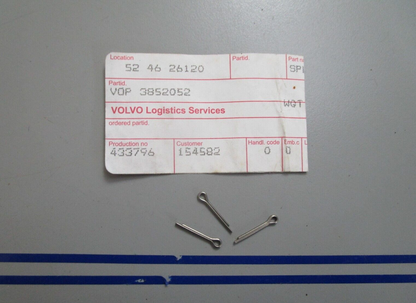 *NEW OEM* (LOT OF 3) 0810 Volvo Penta Split Pin 3852052