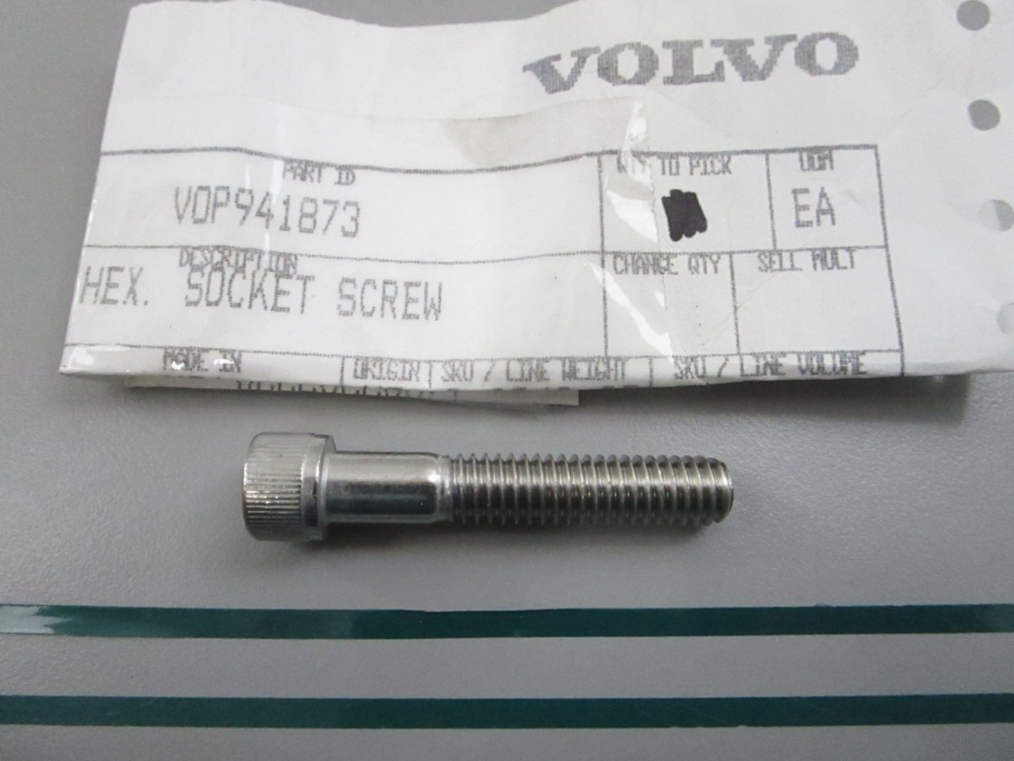 Volvo Penta NEW OEM Hex Socket Screw 941873 AQ270 AQ280 AQ290 Sterndrive NOS 081