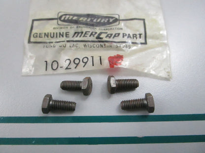 NEW OEM (LOT OF 4) 10-29911 Mercury Quicksilver Screw 0810