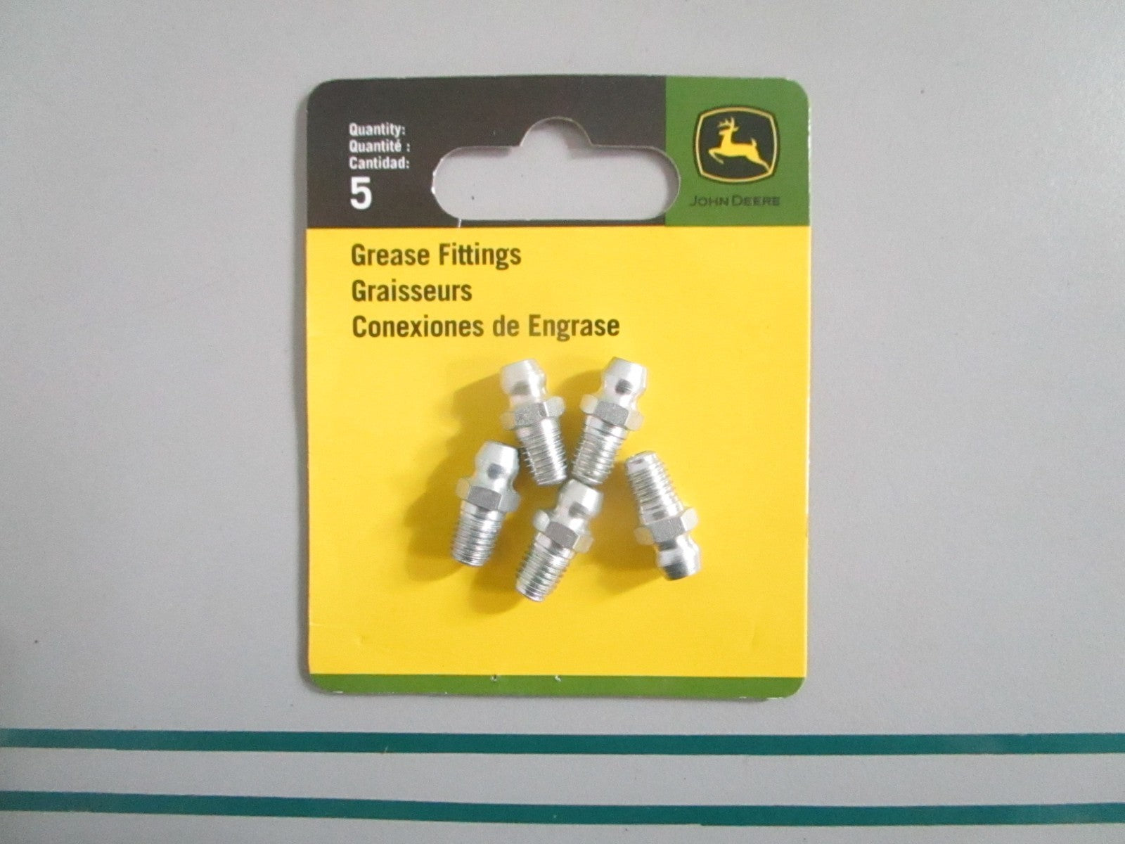 NEW OEM (LOT OF 5) JD7803 John Deere Grease Fitting 0820