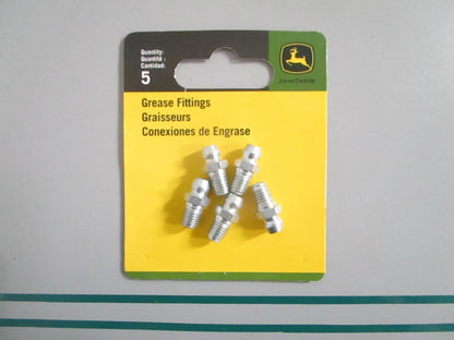 NEW OEM (LOT OF 5) JD7803 John Deere Grease Fitting 0820