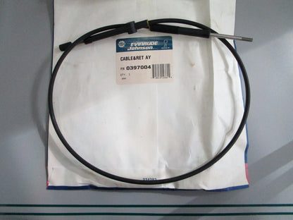 NEW OEM 397004 0397004 OMC Johnson Evinrude Throttle Cable Assy 0820
