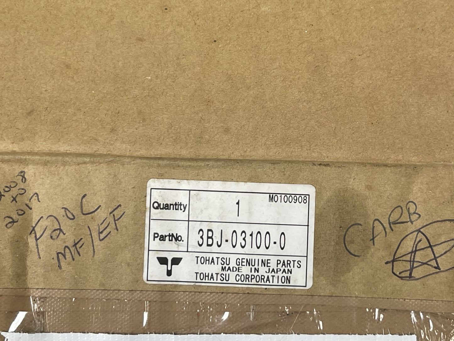 NEW OEM 3BJ-03100-0 Nissan Tohatsu Carburetor 15 20 HP 0670