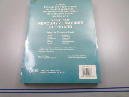 *NEW OEM* 0720 Mercury Mariner 1990- 1994 V6 Powerhead Outboard Volume III 037-3
