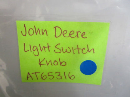 *NEW OEM* 0820 John Deere Light Switch Knob AT65316
