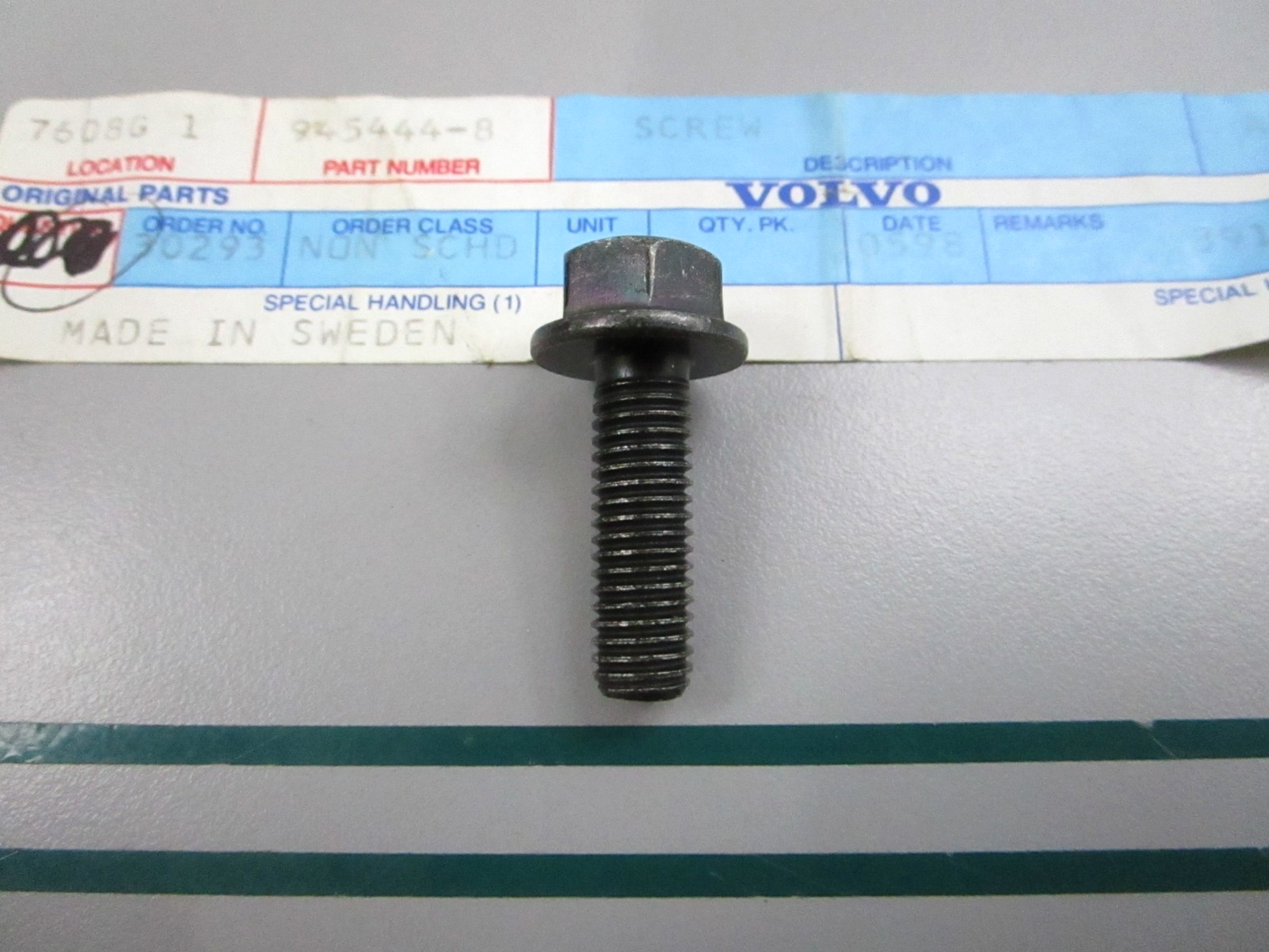 NEW OEM 945444-8 Volvo Penta Flange Screw 0810