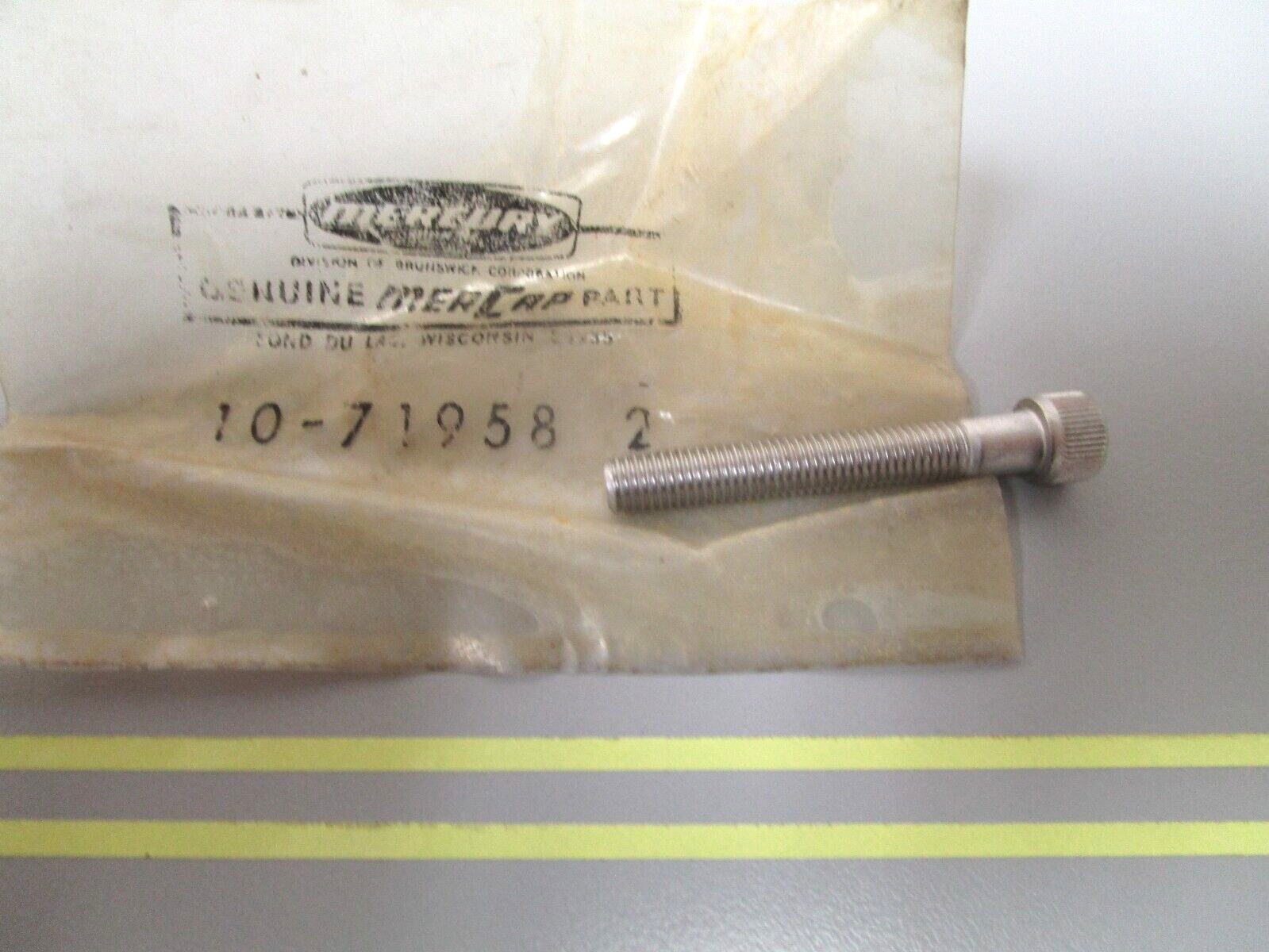 *NEW OEM* 0750 Mercury Quicksilver SCREW 10-71958
