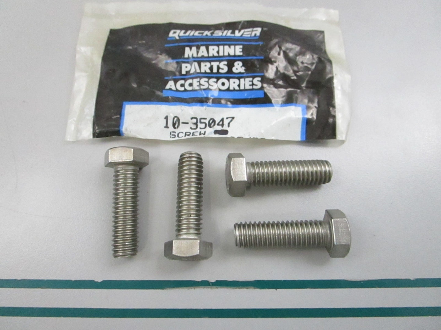 NEW OEM (LOT OF 4) 10-35047 Mercury Quicksilver Screw 0810