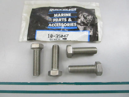 NEW OEM (LOT OF 4) 10-35047 Mercury Quicksilver Screw 0810