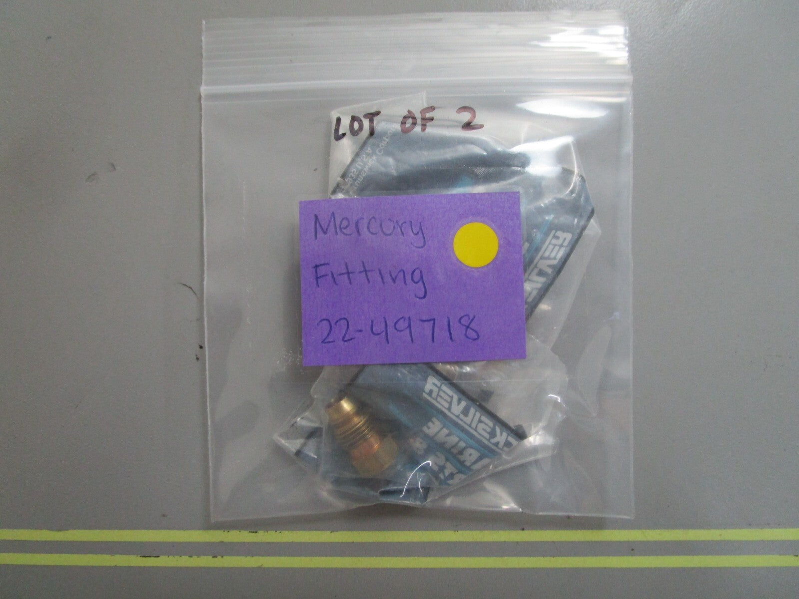 *NEW OEM* (LOT OF 2) 0810 Mercury Quicksilver Fitting 22-49718