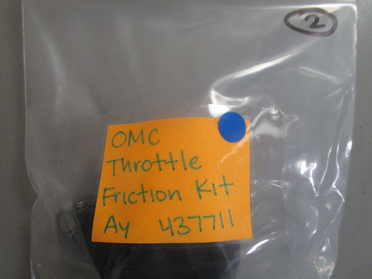 *NEW OEM* 0810 OMC Johnson Evinrude Throttle Friction Kit Ay 437711 0437711