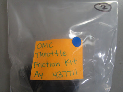 *NEW OEM* 0810 OMC Johnson Evinrude Throttle Friction Kit Ay 437711 0437711