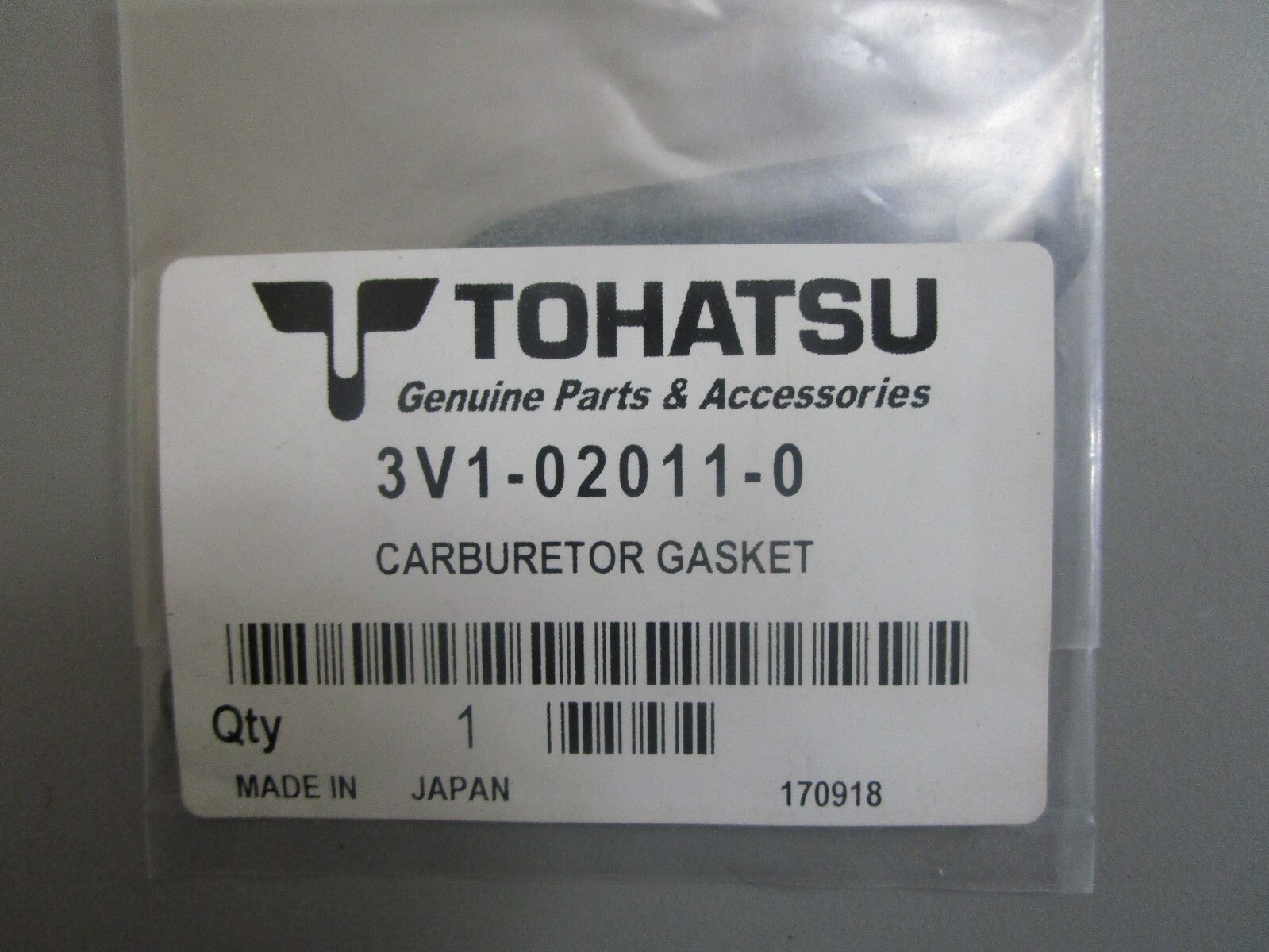 *NEW OEM* 0810 Tohatsu Carburetor Gasket 3V1-02011-0 3V1020110