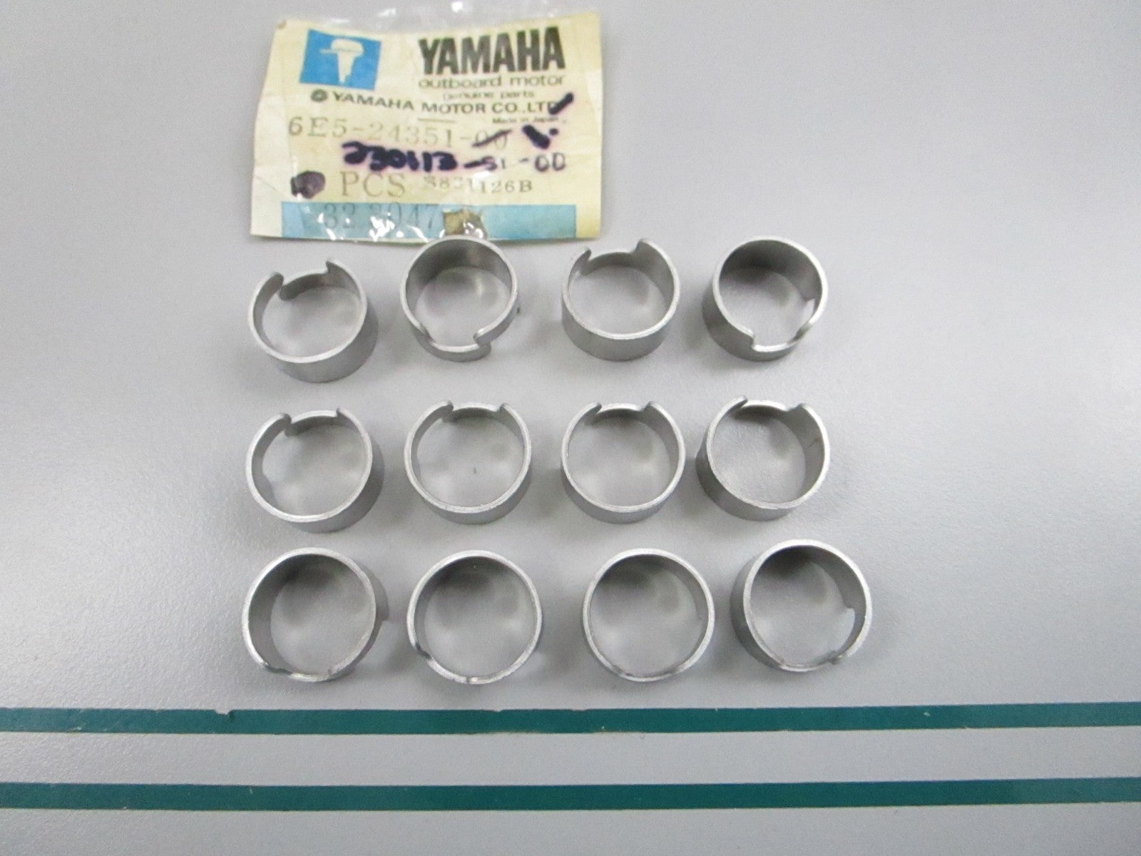 NEW OEM (LOT OF 12) 6E5-24351-00-00 Yamaha Band Clamp 0810