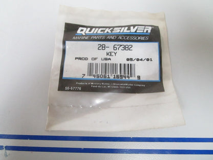 NEW OEM 28-67382 Mercury Quicksilver Key 0810
