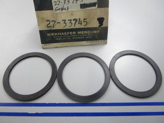 NEW OEM (LOT OF 3) 27-33745 Mercury Quicksilver Gasket 0810