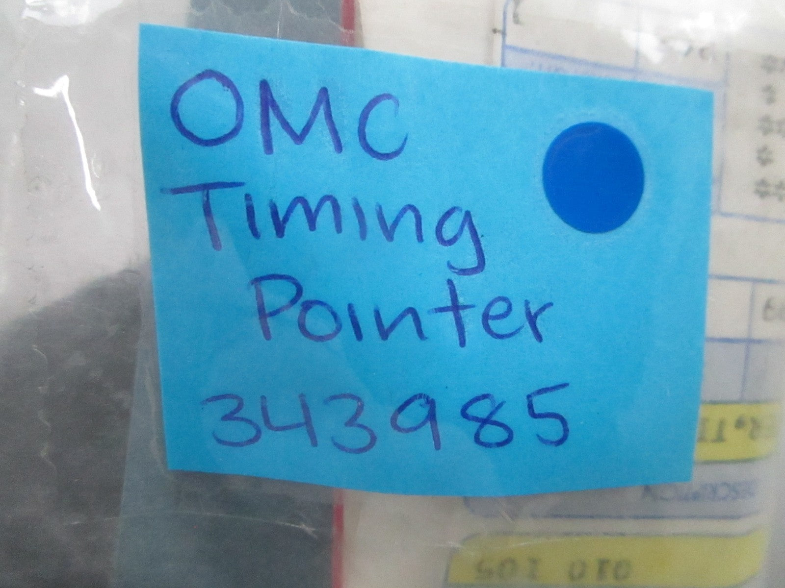 *NEW OEM* 0810 OMC Johnson Evinrude Timing Pointer 343985 0343985