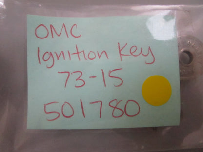 *NEW OEM* 0810 OMC Johnson Evinrude Ignition Key 73-15 501780 0501780