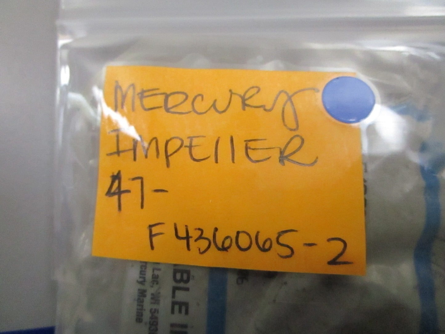 *NEW OEM* 0810 Mercury Quicksilver Impeller 47-F436065-2