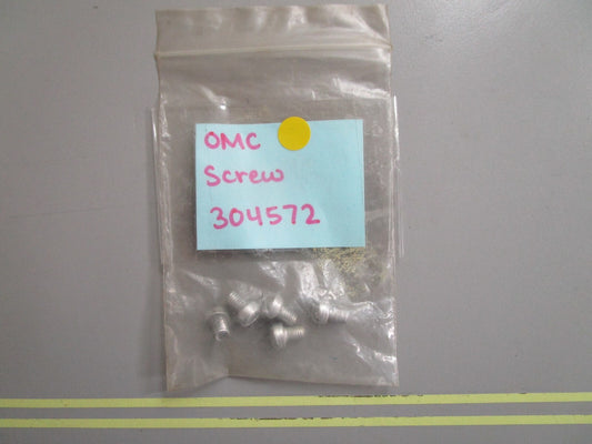 *NEW OEM* (LOT OF 5) 0810 OMC Johnson Evinrude Screw 304572 0304572