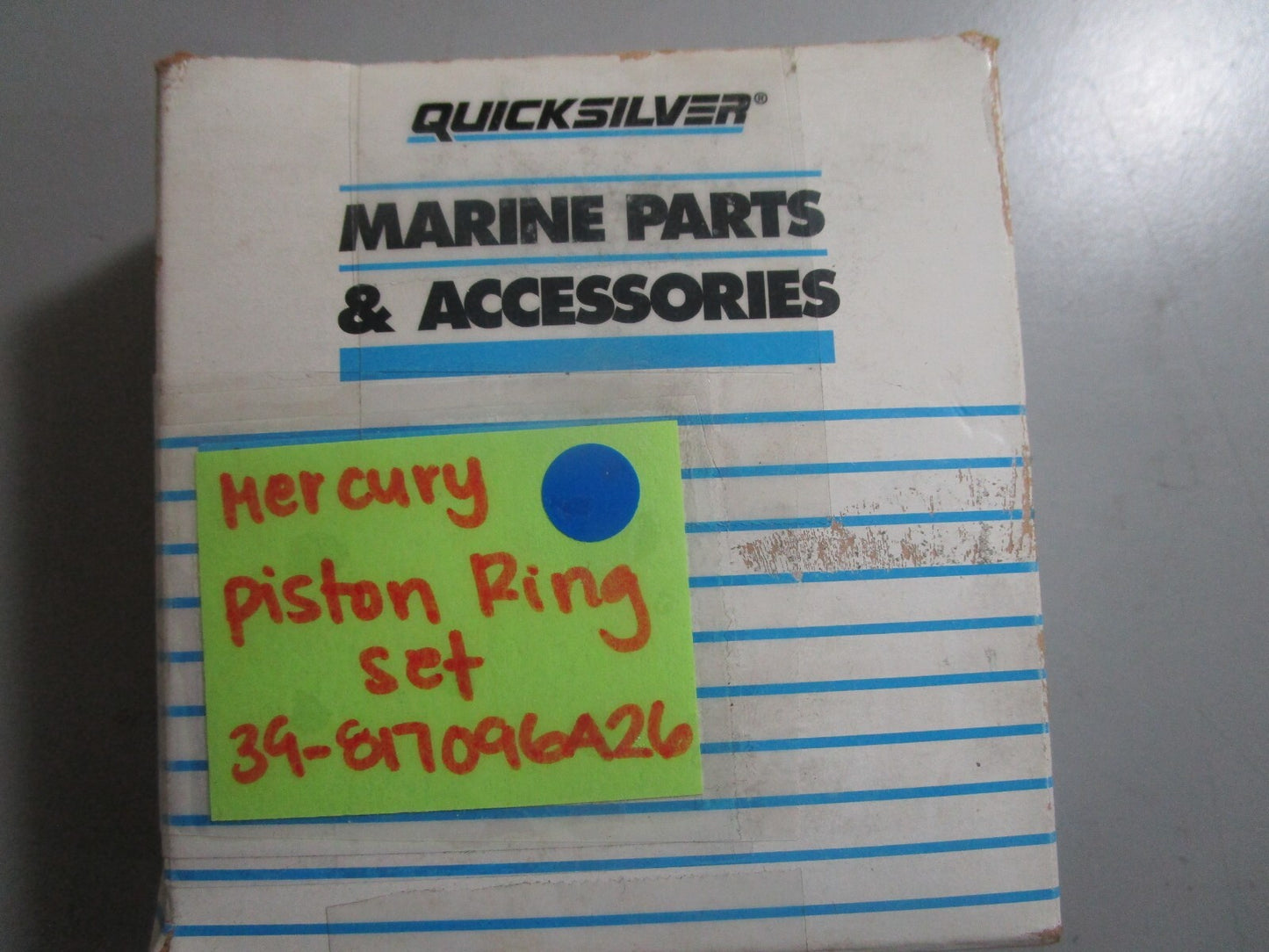*NEW OEM* 0810 Mercury Quicksilver Piston Ring Set 39-817096A26