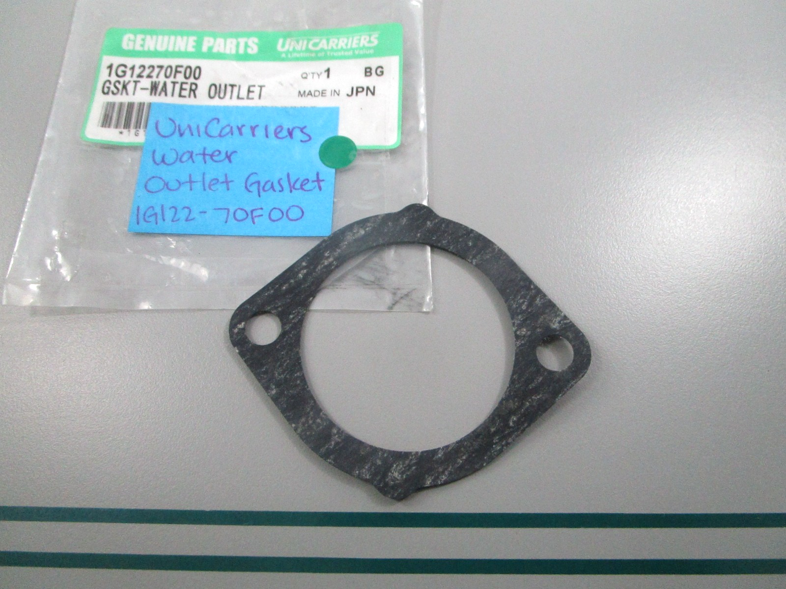 NEW OEM 1G122-70F00 UniCarriers Water Outlet Gasket 0810