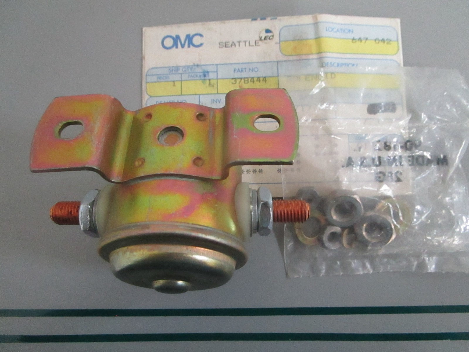 NEW OEM 378444 0378444 OMC Johnson Evinrude Solenoid 0820