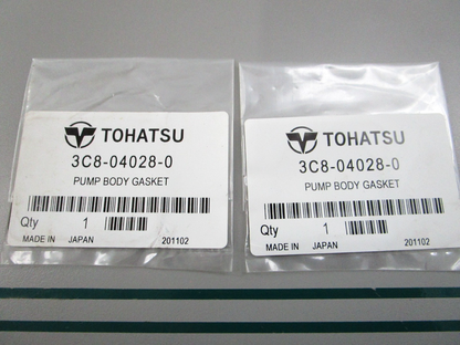 NEW OEM (LOT OF 2) 3C8-04028-0 3C8040280 Tohatsu Packing Body 0810