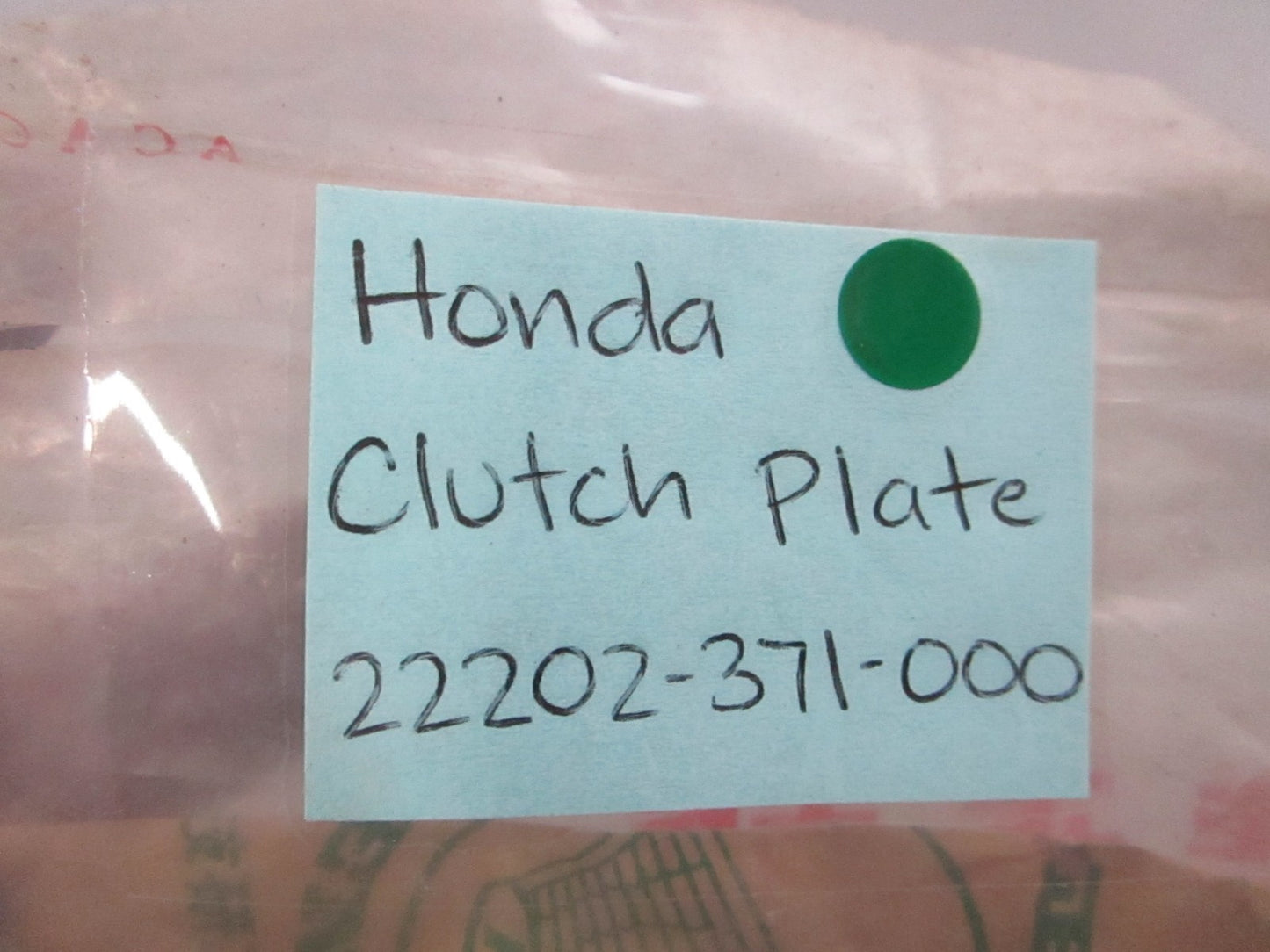 NEW OEM 22202-371-000 Honda Clutch Plate 0810