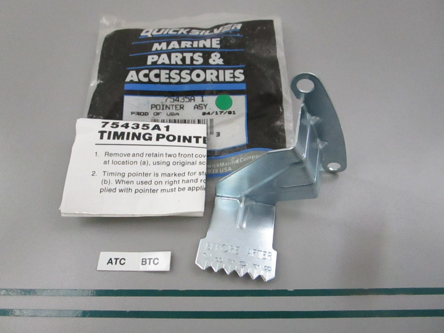 NEW OEM 75435A 1 Mercury Quicksilver Pointer Assembly 0810