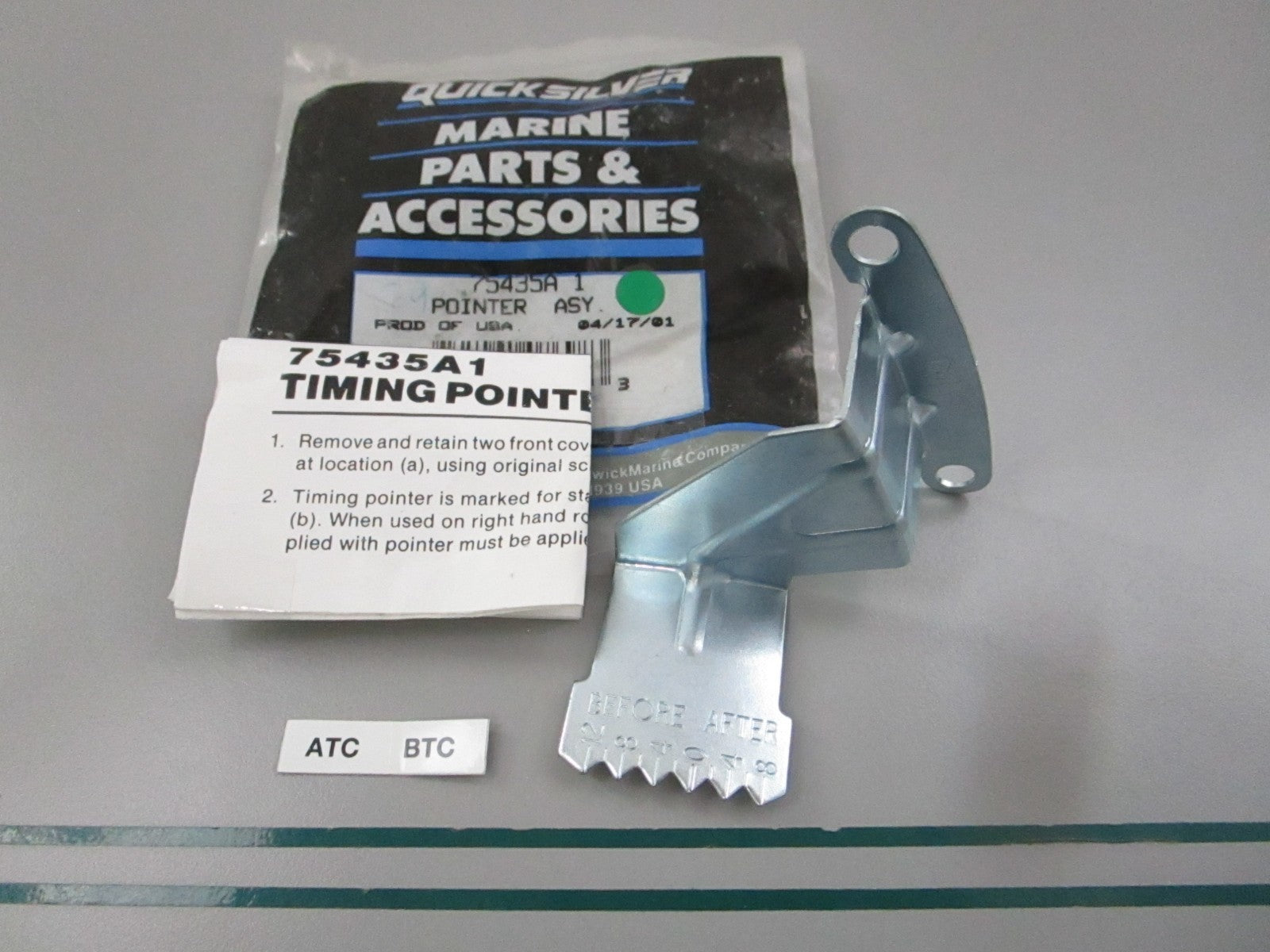 NEW OEM 75435A 1 Mercury Quicksilver Pointer Assembly 0810