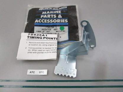 NEW OEM 75435A 1 Mercury Quicksilver Pointer Assembly 0810