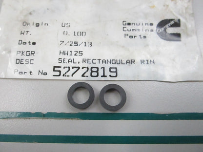 NEW OEM (LOT OF 2) 5272819 Cummins Rectangular Ring Seal 0810