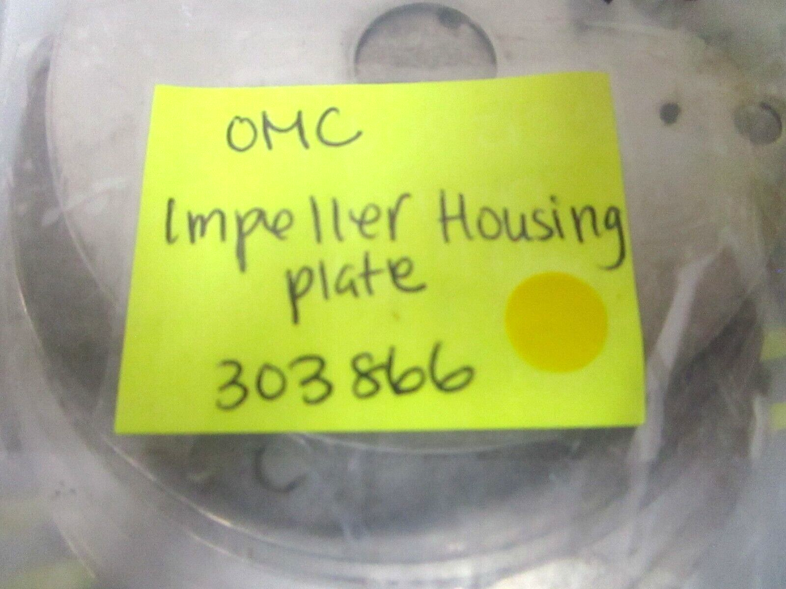 *NEW OEM* 0750 OMC Johnson Evinruide IMPELLER HOUSING PLATE 303866 0303866