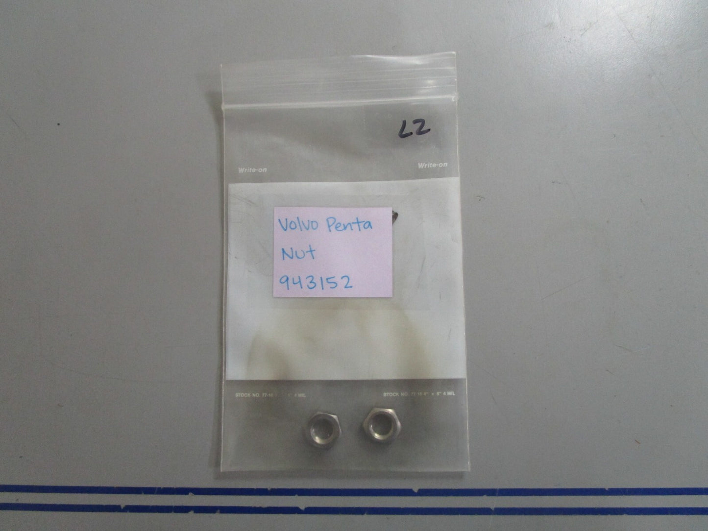 *NEW OEM* (LOT OF 2) 0720 Volvo Penta Nut 943152