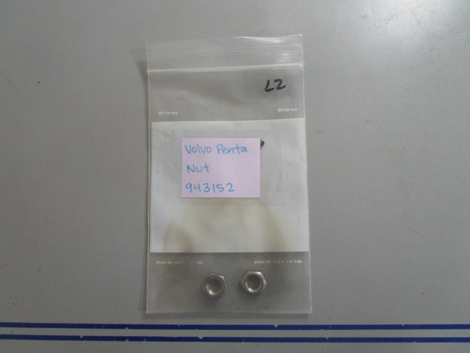 *NEW OEM* (LOT OF 2) 0720 Volvo Penta Nut 943152