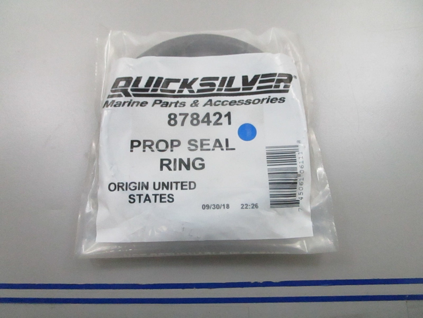 *NEW OEM* 0810 Mercury Quicksilver Prop Seal Ring 878421