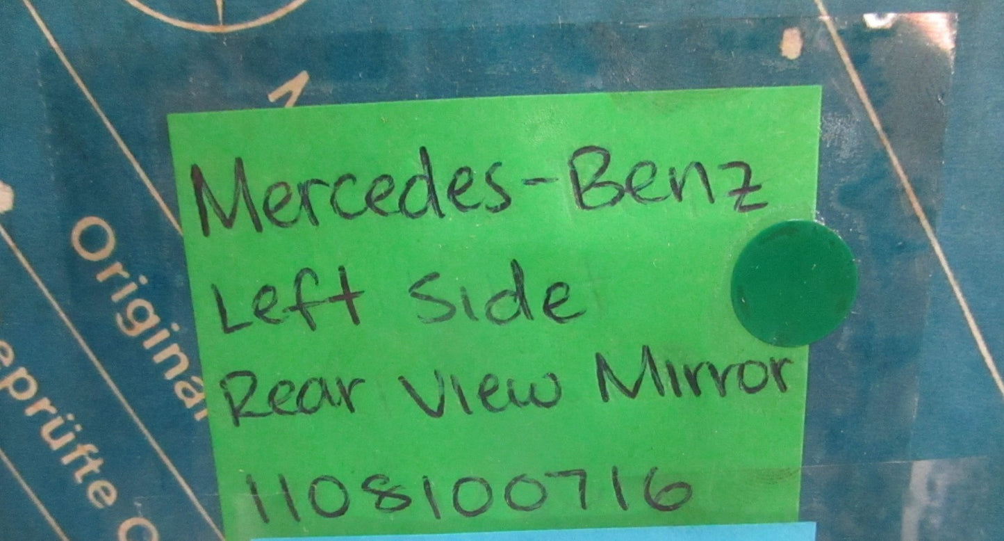 NEW OEM 1108100716 Mercedes-Benz Left Side Rear View Mirror 0820
