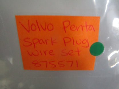 NEW OEM 875571 Volvo Penta Spark Plug Wire Set 0820