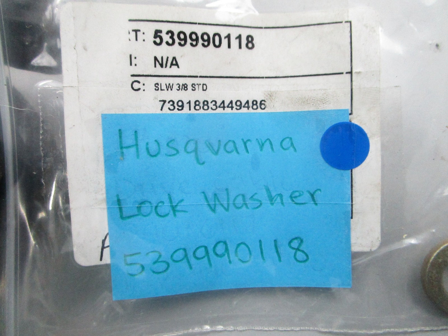 NEW OEM Husqvarna 539990118 Lock Washer 0810