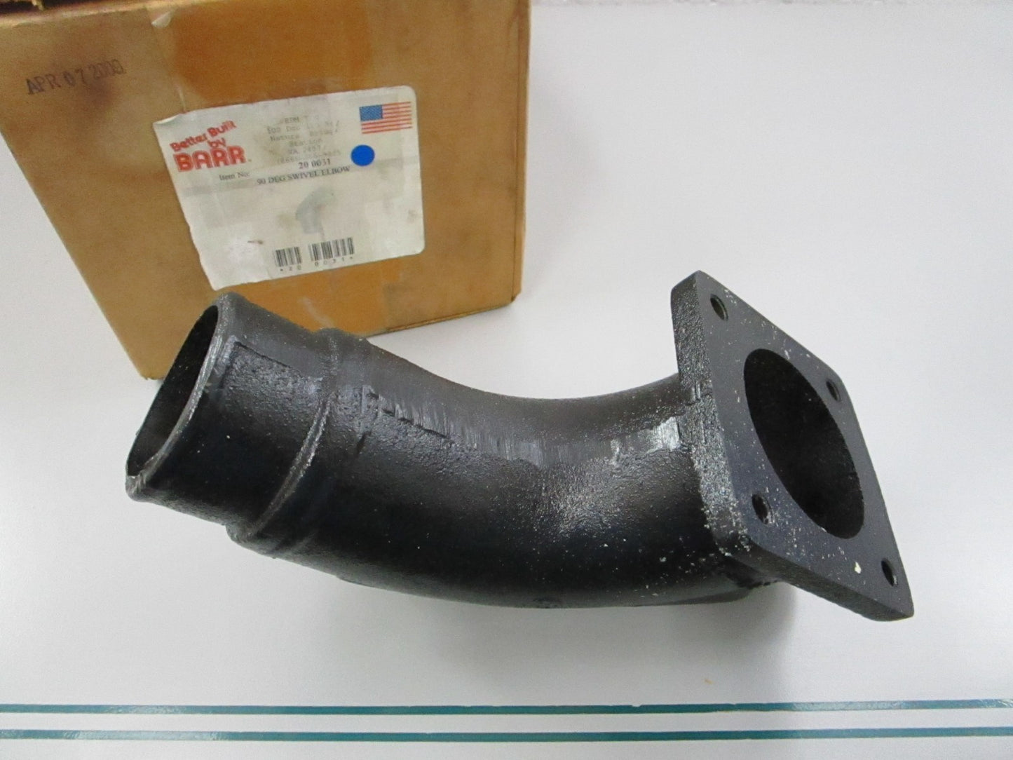 NEW 200031 20-0031 Barr 90 Deg Swivel Elbow 0820